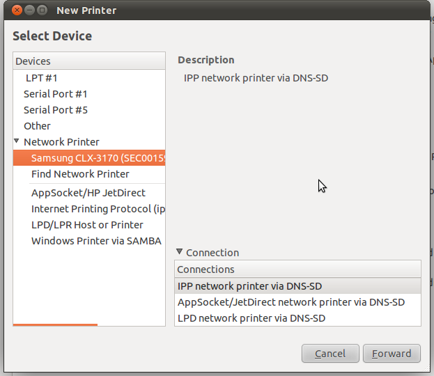 Setup Samsung CLX3175FW