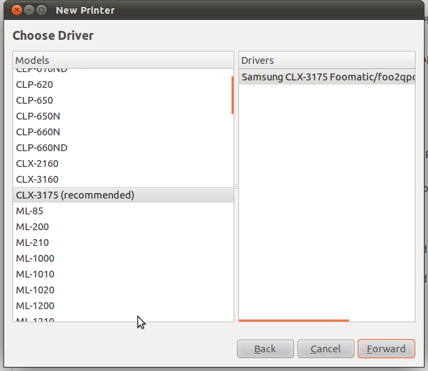 Setup Samsung CLX3175FW